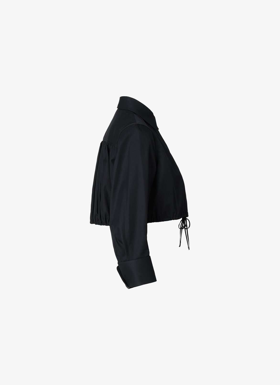 SHIRT GABARDINE DE COTON BLACK ALAÏA BLACK  SHIRT GABARDINE DE COTON BLACK